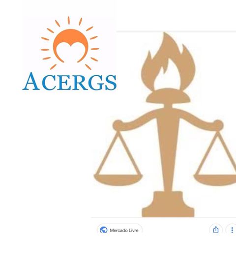 Descrição da imagem: figura como logomarca da ACERGS e símbolo do Serviço Social. Fim da descrição